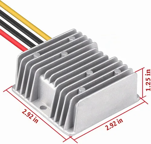 Vista 5 de DC 8V-40V a 13.8V 10A Convertidor automático Buck Boost Regulador reductor de voltaje, convertidor impermeable regulado DC fuente de alimentación