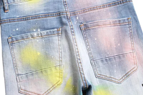Vista 40 de Enrica Pantalones vaqueros estampados casuales para hombre
