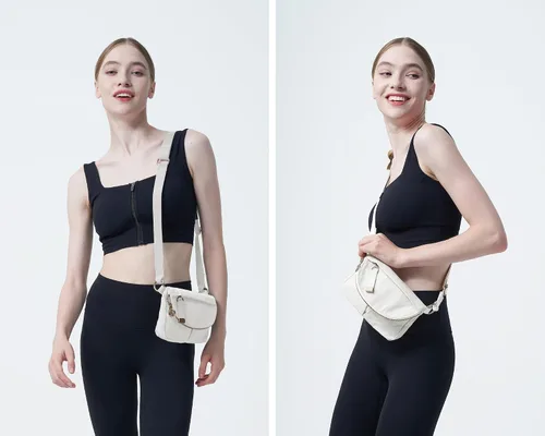 Vista 2 de Bolso cruzado para mujer, bolsa de festival para toda la noche, con correa ajustable, bolso de nailon para viajes, trabajo, casual, al aire libre