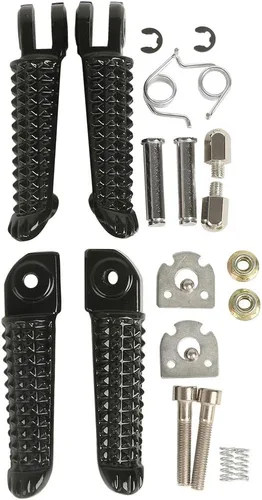 Vista 3 de TCT-MOTORPARTS Estriberas delanteras y traseras para Yamaha YZF R1 YZFR1 1998-2025 R6 2003-2020