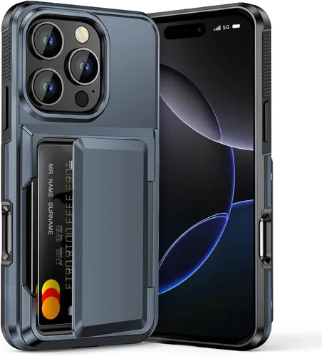 Vista 14 de Vofolen Funda tipo cartera para iPhone 11 con tarjetero