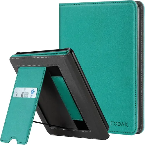 Vista 3 de CoBak - Funda con soporte para lector de libros electrónicos de 6.8 pulgadas - Funda con función de encendido y apagado automático, ranura