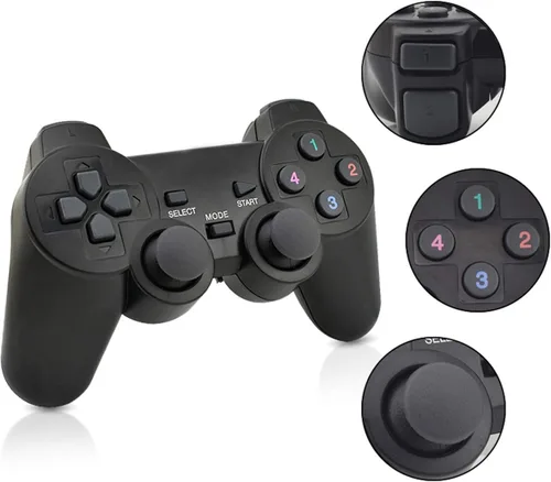 Vista 3 de C-Zone 24GHz USB Twins - Control inalámbrico de juego Gamepad con caja de TV WIN982000X2003VISTAWIN7 SYSTEM