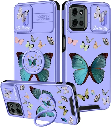 Vista 54 de para Moto G 5G 2023 funda - Cubierta de teléfono linda con corazón para mujeres y niñas, diseño único negro con cubierta deslizante para la cámara