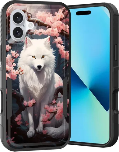 Vista 87 de Funda para iPhone Air, doble capa híbrida resistente resistente a prueba de golpes de policarbonato duro + funda protectora de silicona suave