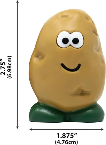 Vista 7 de Joie Spud Dude - Cepillo para patatas, limpiador de verduras y frutas, limpiador de productos, bonito accesorio de cocina, apto para lavavajillas