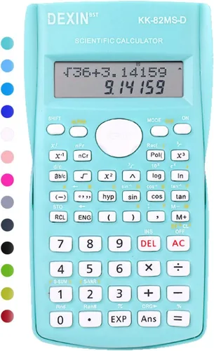 Vista 9 de Calculadoras científicas de escritorio, calculadoras científicas para estudiantes, calculadora científica de 240 funciones, 2 líneas, 10+2 dígitos