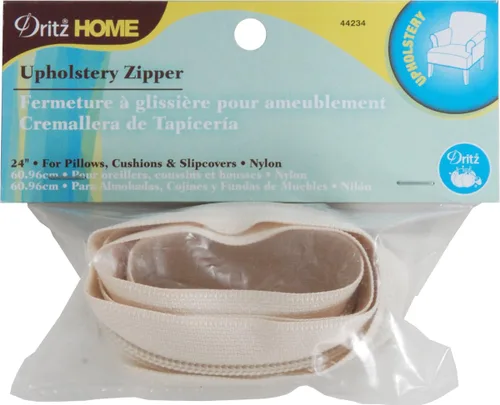 Vista 13 de Dritz Cremallera para tapicería, 24 pulgadas, 1 unidad, latón