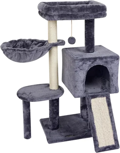 Vista 10 de FISH&NAP Lindo Árbol para Gatos Gatito Torre para Gatos para Gatos de Interior Condominio Postes Rascadores de Sisal con Plataforma de Salto Muebles