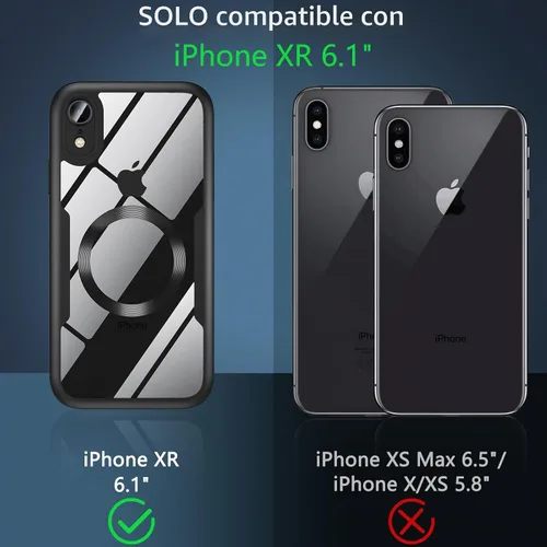 Vista 8 de BESINPO Funda magnética a prueba de golpes con protector de pantalla integrado, protección de cuerpo completo de grado militar, compatible
