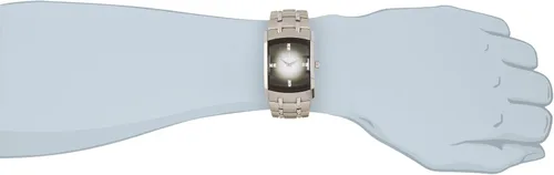 Vista 4 de Armitron Reloj de acero inoxidable acentuado con cristal genuino para hombre