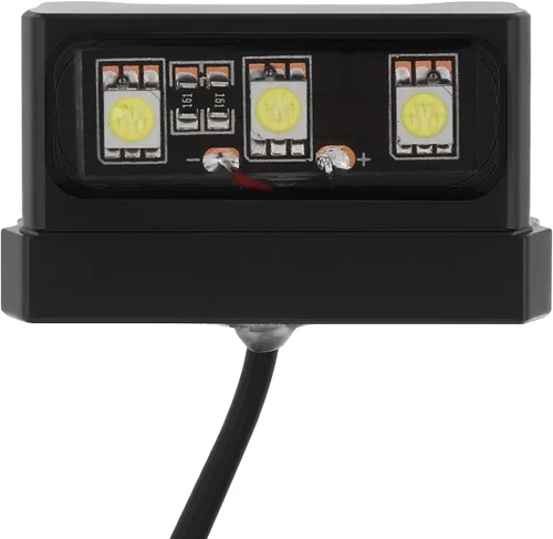 Vista 8 de Soporte de matrícula de motocicleta Eliminador de guardabarros ajustable con luz LED Adjustable length/angle/height. CNC aluminum.