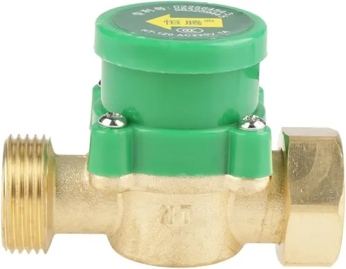 Vista 9 de Hilitand Interruptor del sensor de flujo de agua HT-120 AC 220V G3/4"-3/4" Interruptor del sensor de flujo de la bomba de agua del hilo