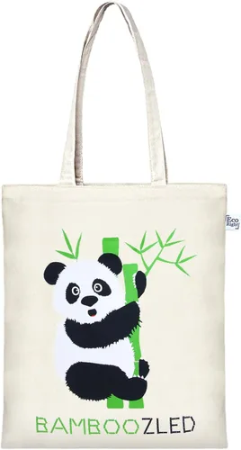 Vista 8 de Ecoright - Bolsa de mano para mujer con cremallera, bolsa de mano pequeña, bolsa de lona, bolsa de algodón reutilizable para playa, comestibles