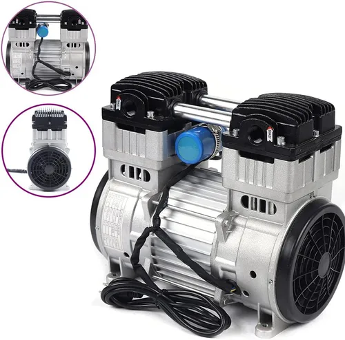 Vista 9 de Bomba de vacío sin aceite Bomba de vacío de diafragma silenciosa industrial sin aceite 7CFM 1100W
