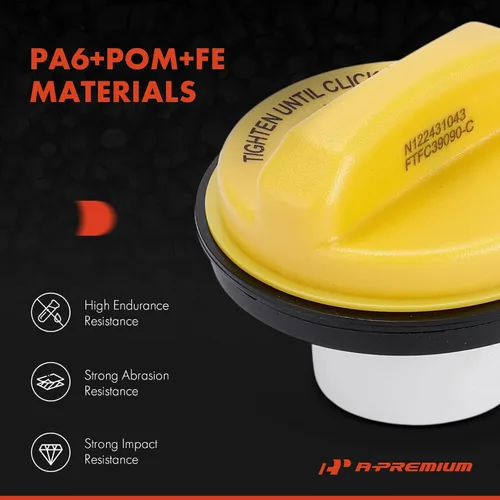 Vista 3 de A-Premium Tapa de gasolina compatible con Ford F-150, F-250 F-350 F-450 F-550 F-600 Super Duty, Escape, Fusion, Edge, Mustang, Taurus X, Ranger