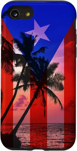 Vista 18 de Tropical Ocean Vibes Puerto Rico Flag - Funda para iPhone 17