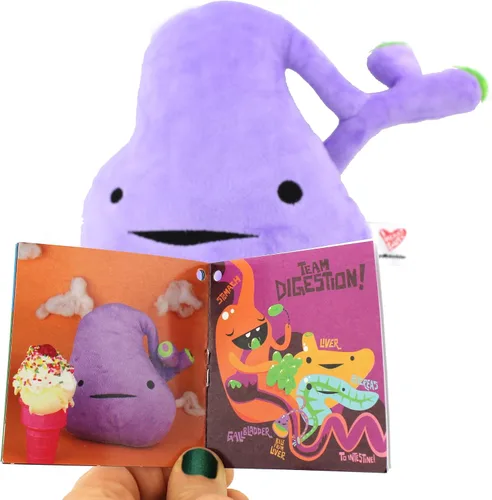 Vista 5 de Vesícula gigante de peluche – You've Got Gall – I Heart Guts