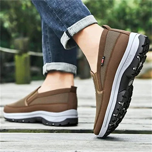 Vista 2 de CBYXDY CNA Trop - Zapatos para hombre, CNA Trop para hombre, zapatos ortopédicos para senderismo al aire libre, mocasines transpirables