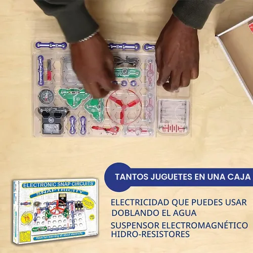 Vista 2 de Snap Circuits Snaptricity Kit de descubrimiento de electrónica