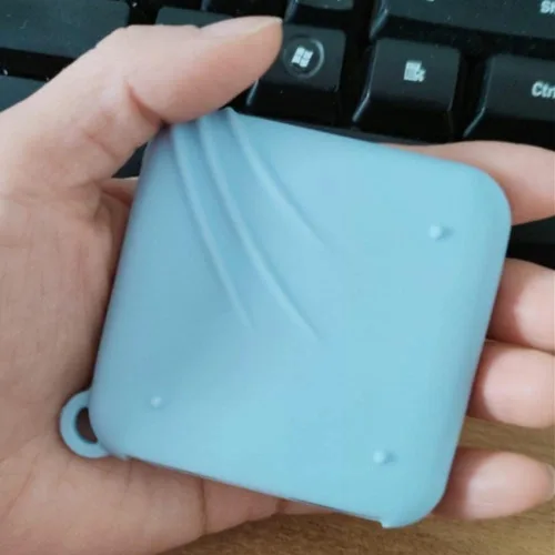 Vista 7 de DAYJOY - Juego de 2 fundas protectoras de silicona líquida suave compatibles con Western Digital/WD Elements SE, SSD portátil de 480 GB/1 TB/2 TB
