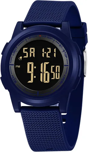 Vista 8 de LN LENQIN Mens Watches Digital Watch for Men Stopwatch Ultra-Thin Minimalist Military Sports Waterproof Mens Wrist Watches with LED