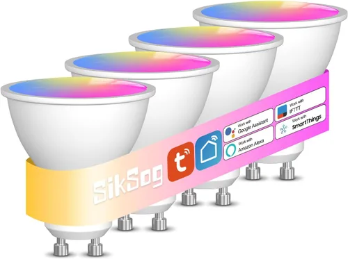 Vista 8 de SikSog Bombilla LED GU10 de 5000 K luz blanca diurna, equivalente a 70 W, no regulable, luces de inundación de ángulo de haz de 120°, bombillas LED