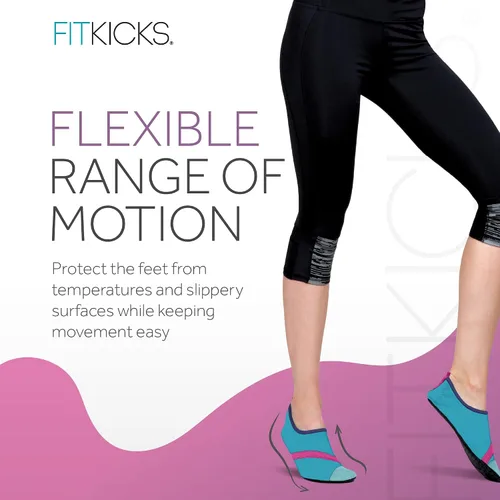 Vista 5 de FitKicks Original - Zapatos de agua para mujer plegables para una vida activa minimalistas estilo descalzo zapatos deportivos para el agua y la yoga