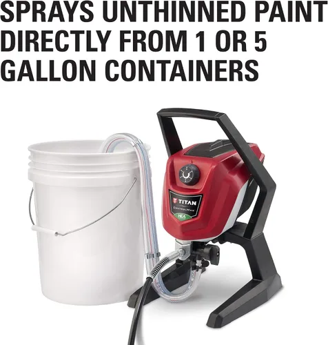 Vista 3 de Titan ControlMax 1500 0580005 Rociador de pintura sin aire de alta eficiencia, la tecnología HEA disminuye el exceso de pulverización hasta un 55%