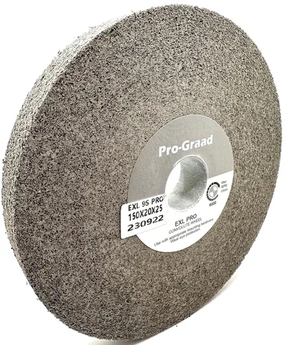 Vista 16 de EXL PRO Rueda de pulido de desbarbado convoluto – 6 x 1 pulgada x 1 pulgada 9S de carburo de silicio mediano – grado profesional – Rueda