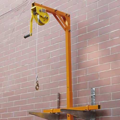 Vista 7 de DNYSYSJ Herramienta de elevación exterior de la instalación del aire acondicionado, grúa de elevación del soporte con la cuerda (32.8 ft)