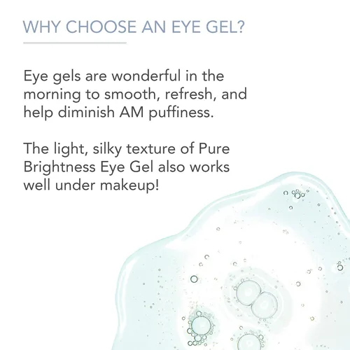Vista 4 de Pure Body Naturals Gel de ojos que desafía la edad para arrugas y círculos, crema de ojos para tratamiento de bolsas debajo de los ojos, 1.7 onzas
