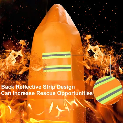 Vista 7 de Capa de escape de incendios, extra grande, de emergencia utilizada como manta de fuego, para el hogar Fireproof Cloak,Fire Escape for Household