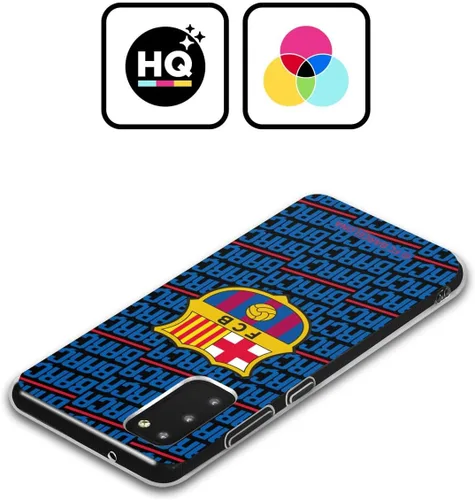 Vista 2 de Head Case Designs Funda de gel suave con licencia oficial del FC Barcelona Barca Crest Patterns compatible con Samsung Galaxy S21 5G