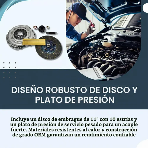 Vista 7 de EFT - Kit de embrague resistente para Chevy Silverado y GMC Sierra 1500 4.3L V6 2001-2007 – Reemplazo OEM para un rendimiento mejorado y un