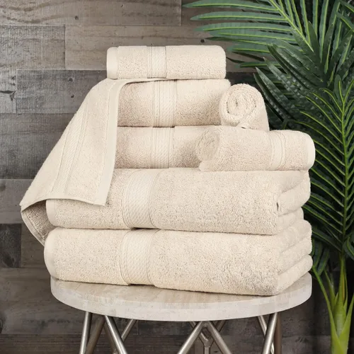 Vista 91 de BNM Toallas de Algodón Egipcio de Peso Pesado, Ideales para Baño, Ducha, Spa, Hotel, 800 GSM, Toallas Faciales/de Aseo, Toallas de Mano, Toallas
