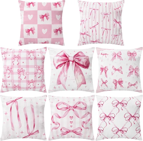Vista 11 de 8 fundas de almohada de regreso a la escuela, 18 x 18 pulgadas, composición, fundas de almohada para cuadernos, fundas de almohada para el aula