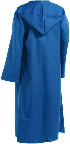 Vista 4 de GOLDSTITCH - Disfraz de caballero con capucha para hombre, disfraz tipo túnica