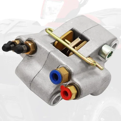 Vista 4 de M MATI 1910553 1910441 1910366 1930818 Conjunto de pinza de freno trasero para Polaris Sportsman 335 400 500 Diesel 455 Worker 335 500 con pastillas