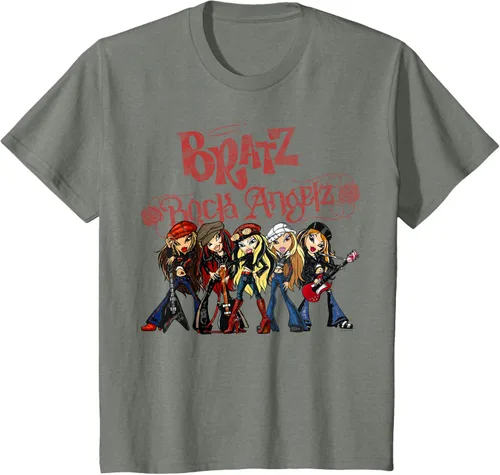 Vista 49 de Bratz Camiseta Rock Angelz Group Shot Negro