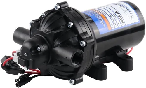 Vista 13 de Everflo EF1000-BOX - Bomba de diafragma de 12 V en caja con puertos de manguera de 3/8 pulgada, 1,0 GPM