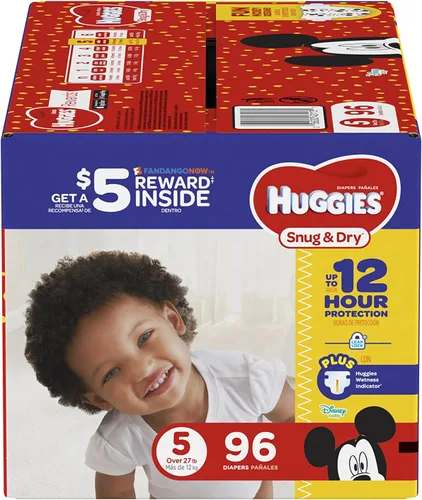 Vista 6 de HUGGIES Pañales Snug & Dry, talla 3, 180