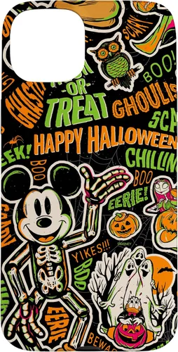 Vista 9 de Funda para iPhone 13 Pro Max Disney 100 Mickey Nightmare Before Christmas Halloween D100