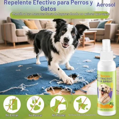 Vista 2 de Spray de manzana amarga para que los perros dejen de masticar, disuasorio de entrenamiento antimasticable para muebles, zapatos y alambres, fórmula
