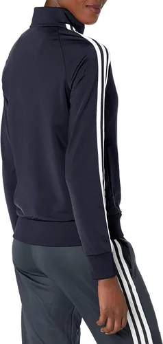 Vista 2 de adidas Camiseta deportiva de 3 rayas Essentials Warm-Up Slim para mujer