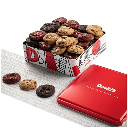 Vista 12 de David's Cookies Galletas recién horneadas – Deliciosa variedad suave hecha a mano – Exquisito regalo gourmet para amigos y familiares en ocasiones