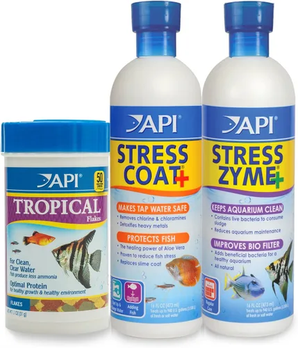 Vista 8 de API Marine Stress Zyme Solución de limpieza para acuarios de agua salada, botella de 16 onzas