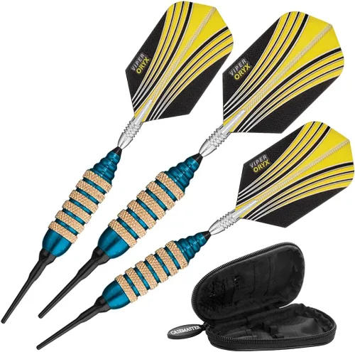Vista 17 de Viper Spinning Bee Dardos de Punta Suave con Estuche de Almacenamiento/Viaje Casemaster, 16 Gramos