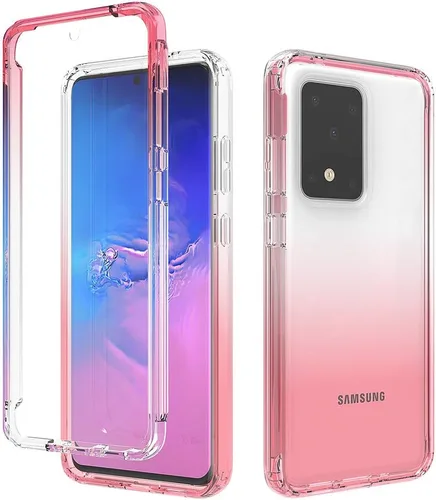 Vista 157 de Pzwoxukhov Funda para Xiaomi Poco M3 M2010J19CG M2010J19CI Caso, alta transparencia, color degradado, funda de absorción de impactos anticaída