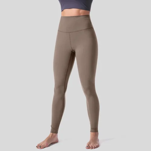 Vista 2 de Pantalones de yoga para mujer, leggings de entrenamiento de cintura alta para mujer, pantalones deportivos para gimnasio, control de abdomen